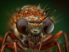 zanzara ritratto creato con generativo ai tecnologia foto