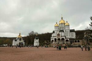 ternopil, Ucraina - aprile 2, 2023 zarvanytsia spirituale centro - uno di il maggiore podolico santuari di il greco cattolico Chiesa foto