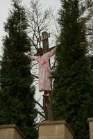 ternopil, Ucraina - aprile 2, 2023 Gesù Cristo nel complesso di ucraino Gerusalemme nel il mari spirituale centro di zarvanytsia nel il terebovlya quartiere di il ternopil foto