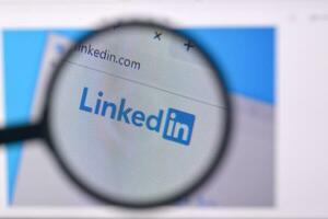 homepage di linkedin sito web su il Schermo di pc, url - linkedin.com. foto