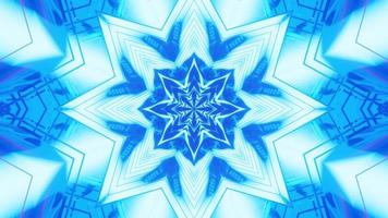 ornamento astratto blu brillante 4k uhd 3d illustration foto