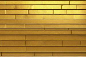 oro mattone parete sfondo, oro parete sfondo, mattone parete sfondo, parete sfondo, mattone sfondo, mattone parete struttura sfondo, mattone modello, mattone parete, ai generativo foto