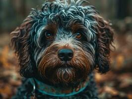 Barbet cane creato con generativo ai tecnologia foto