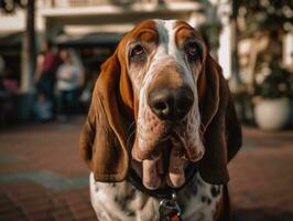 beagle cane creato con generativo ai tecnologia foto