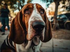 beagle cane creato con generativo ai tecnologia foto