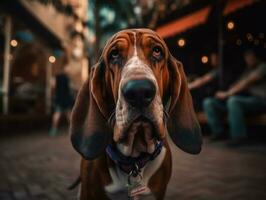 beagle cane creato con generativo ai tecnologia foto