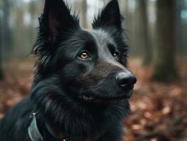 belga cane da pastore cane creato con generativo ai tecnologia foto