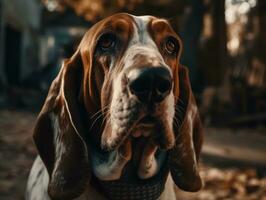 beagle cane creato con generativo ai tecnologia foto