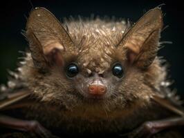 pipistrello ritratto creato con generativo ai tecnologia foto