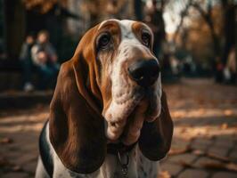 beagle cane creato con generativo ai tecnologia foto