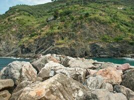 cinque terre a il mediterraneo mare foto