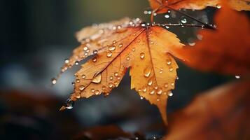 epico fotografia tiro di autunno sfondo con naturale illuminazione. generativo ai foto