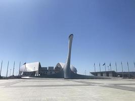 fontane cantanti nel parco olimpico di sochi, russia foto