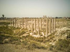 rovine del tempio greco-romano foto