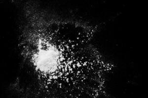 astratto bianca Fumo esplosione isolato foto