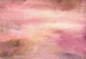 morbido rosa disegnato a mano acquerello sfondo foto