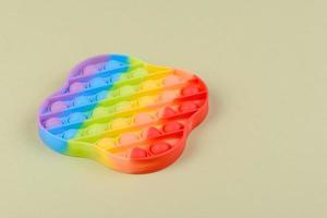 giocattolo per bambini colorato e luminoso realizzato in silicone progettato per alleviare lo stress