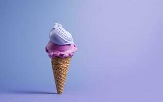 ghiaccio crema astratto sfondo con vuoto spazio per testo. ai generativo foto