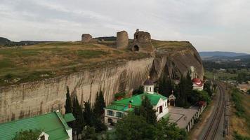 veduta aerea della st. monastero klimentovsky. inkerman foto