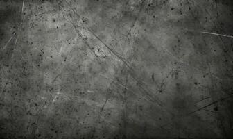 strutturato buio grigio vecchio parete. grunge cemento sfondo. per striscione, cartolina, libro illustrazione. creato con generativo ai utensili foto