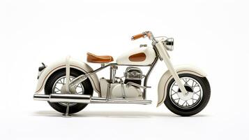 visualizzazione un' 3d miniatura incrociatore motociclo. generativo ai foto