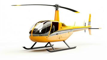 visualizzazione un' 3d miniatura robinson r44. generativo ai foto