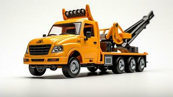 visualizzazione un' 3d miniatura trainare camion. generativo ai foto