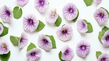 gloxinia fiore fantasia sfondo. fiore struttura sfondo. generativo ai foto