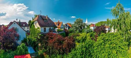 vista panoramica della zona residenziale di strasburgo
