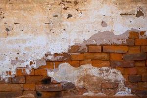 vecchio, grungy, muro di mattoni, cemento, struttura, fondo foto