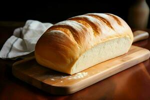 un' pagnotta di Grano pane. fatti in casa torte foto