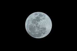 avvicinamento di un' blu Luna foto