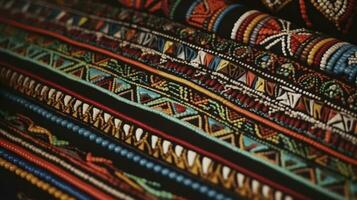 colorato africano tribale modello per tessile design e casa arredamento foto