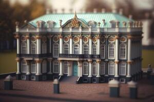 miniatura Visualizza di il eremo Museo nel st petersburg Russia foto