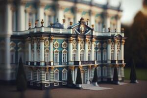 miniatura Visualizza di il eremo Museo nel st petersburg Russia foto