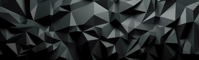 buio geometrico poligonale sfondo nel il stile di bryce 3d foto