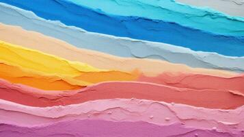 vivace arcobaleno colorato sabbia strisce ai generato foto