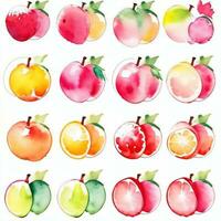 acquerello frutta clipart foto