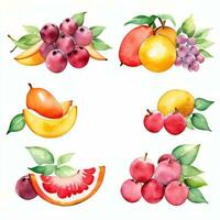 acquerello frutta clipart foto