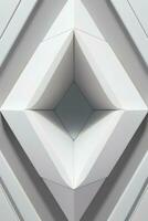 bianca geometria struttura 3d moderno sfondo foto