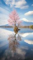 Giappone zen paesaggio panorama Visualizza fotografia sakura fiori pagoda pace silenzio Torre parete foto