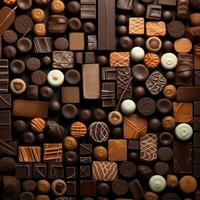cioccolato caramella perfettamente collegato foto modello manifesto arredamento sfondo design Materiale