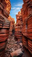 tranquillo, calmo paesaggio la libertà natura selvaggia America scena bellissimo natura sfondo schermo Arizona foto