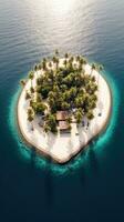 tropico Maldive isola aereo tranquillo, calmo paesaggio la libertà scena bellissimo natura sfondo foto