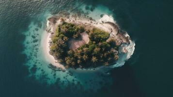 tropico Maldive isola aereo tranquillo, calmo paesaggio la libertà scena bellissimo natura sfondo foto