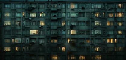 cupo sovietico edifici Russia depressivo comfort sfondo smartphone foto facciata notte luci