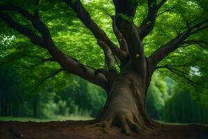 foto sfondo il terra, alberi, radici, il terra, il terra, il terra, il. ai-generato