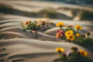 il fiori di il deserto. ai-generato foto