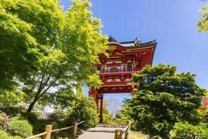 il giardino del tè giapponese nel parco del cancello dorato, san francisco, california, usa foto