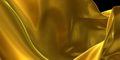 panno ornato dorato foglia oro stropicciata superficie dorata foto